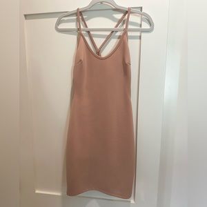 Pale Pink Mini Dress
